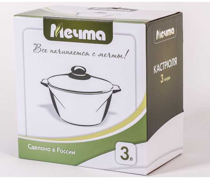 Кастрюля 3,0л Мечта АП Гранит black 43802 Кастрюля 3,0л Мечта АП Гранит black 43802
