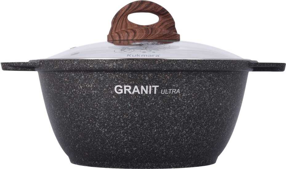 Кастрюля 2,0л Kukmara стеклянная крышка Granit Ultra original кго22а Кастрюля 2,0л Kukmara стеклянная крышка Granit Ultra original кго22а