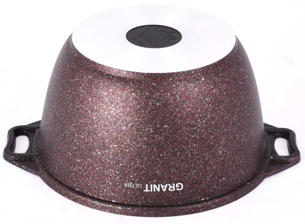 Кастрюля 3л Kukmara Granit Ultra red с крышкой кга32а