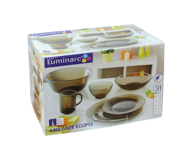Столовый сервиз Luminarc Амбьянте эклипс 31 предмет 6 персон L5177 Столовый сервиз Luminarc Амбьянте эклипс 31 предмет 6 персон L5177