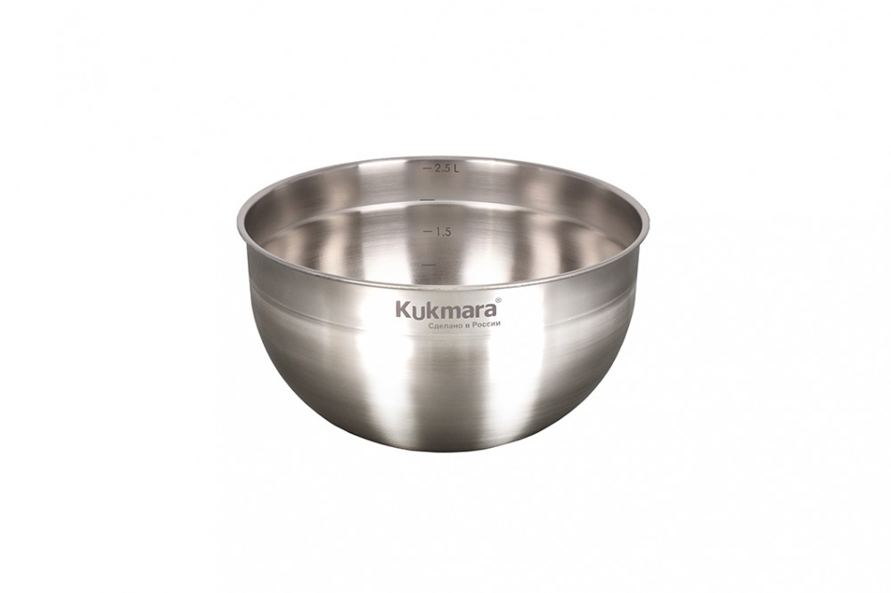 Миска 2,8л нерж. д.20см Kukmara Миска 2,8л нерж. д.20см Kukmara