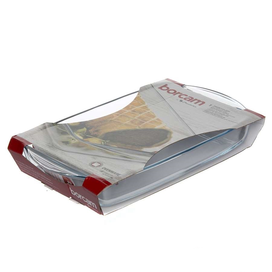 Посуда СВЧ Borcam 35*19*5см прямоугольная 59006 Посуда СВЧ Borcam 35*19*5см прямоугольная 59006