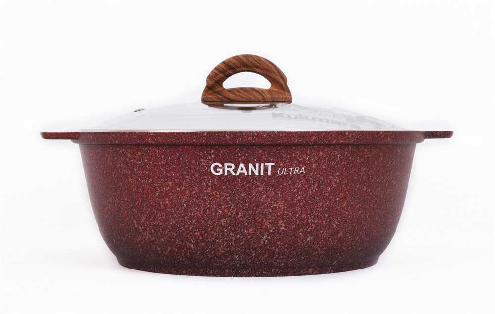 Жаровня 4,0л red Granit Ultra ст/кр а/п (жга41а) Kukmara Жаровня 4,0л red Granit Ultra ст/кр а/п (жга41а) Kukmara