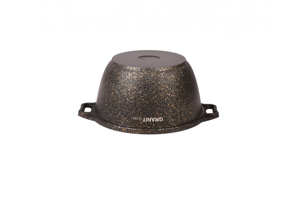 Кастрюля 4л Granit ultra АП черный/золотой, ручки лит KUKMARA Кастрюля 4л Granit ultra АП черный/золотой, ручки лит KUKMARA