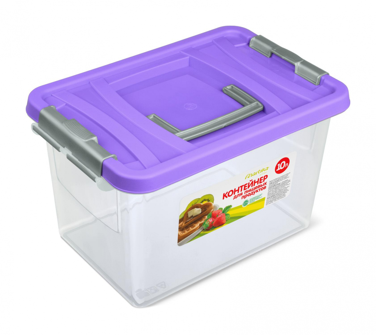 Контейнер 10л для пищевых продуктов С207П 