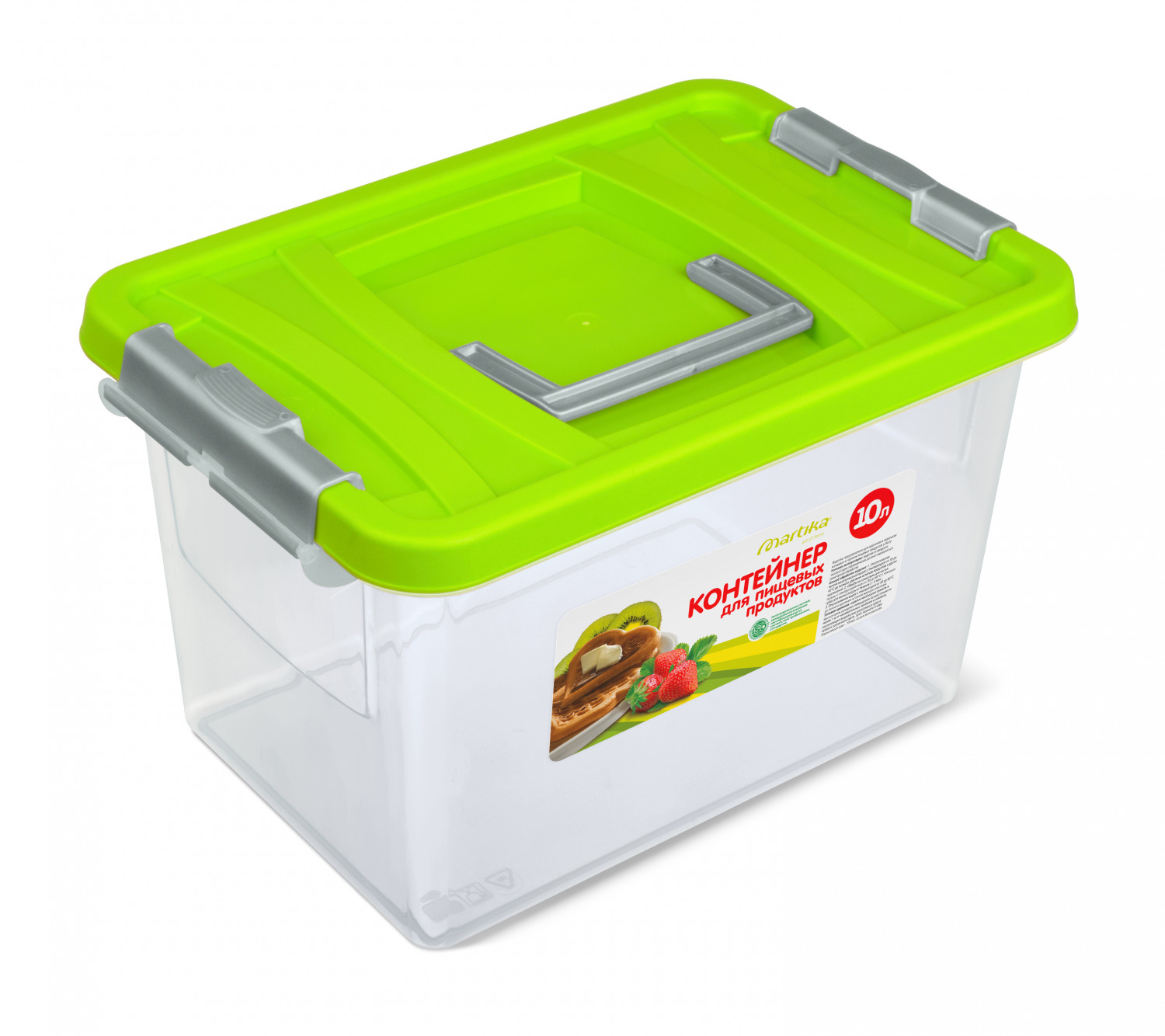 Контейнер 10л для пищевых продуктов С207П 