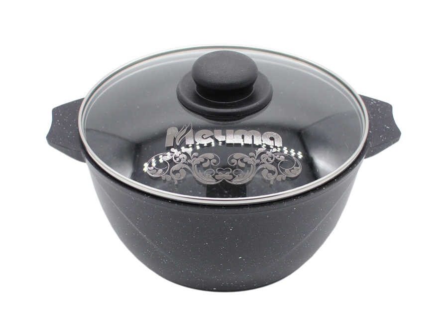 Кастрюля 3,0л Мечта Гранит black Induction Pro арт. 43802И Кастрюля 3,0л Мечта Гранит black Induction Pro арт. 43802И